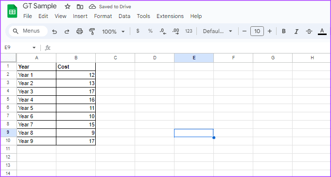 how to add customize trendline in google sheets 1