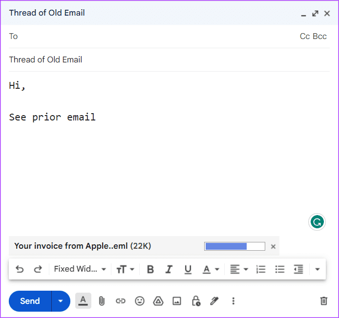 how to attach emails in gmail 9