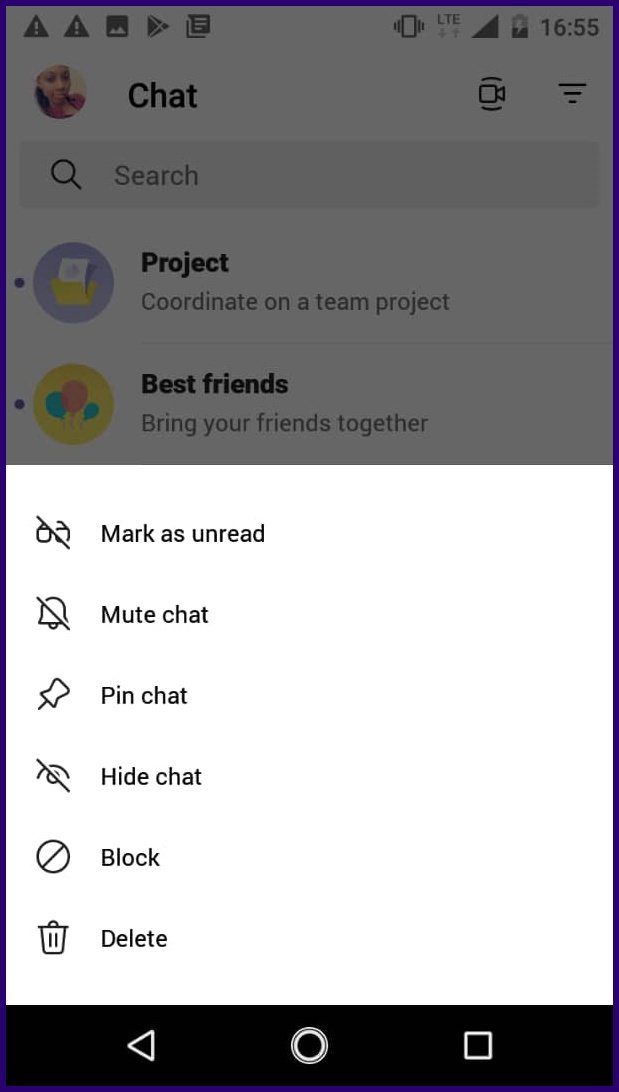 How to block a contact on microsoft teams step 22