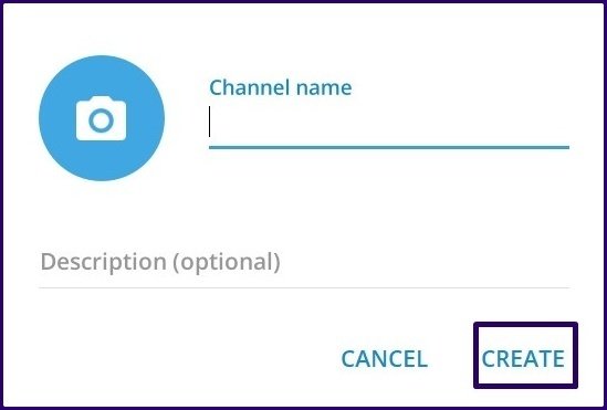 How to create a telegram channel step 4