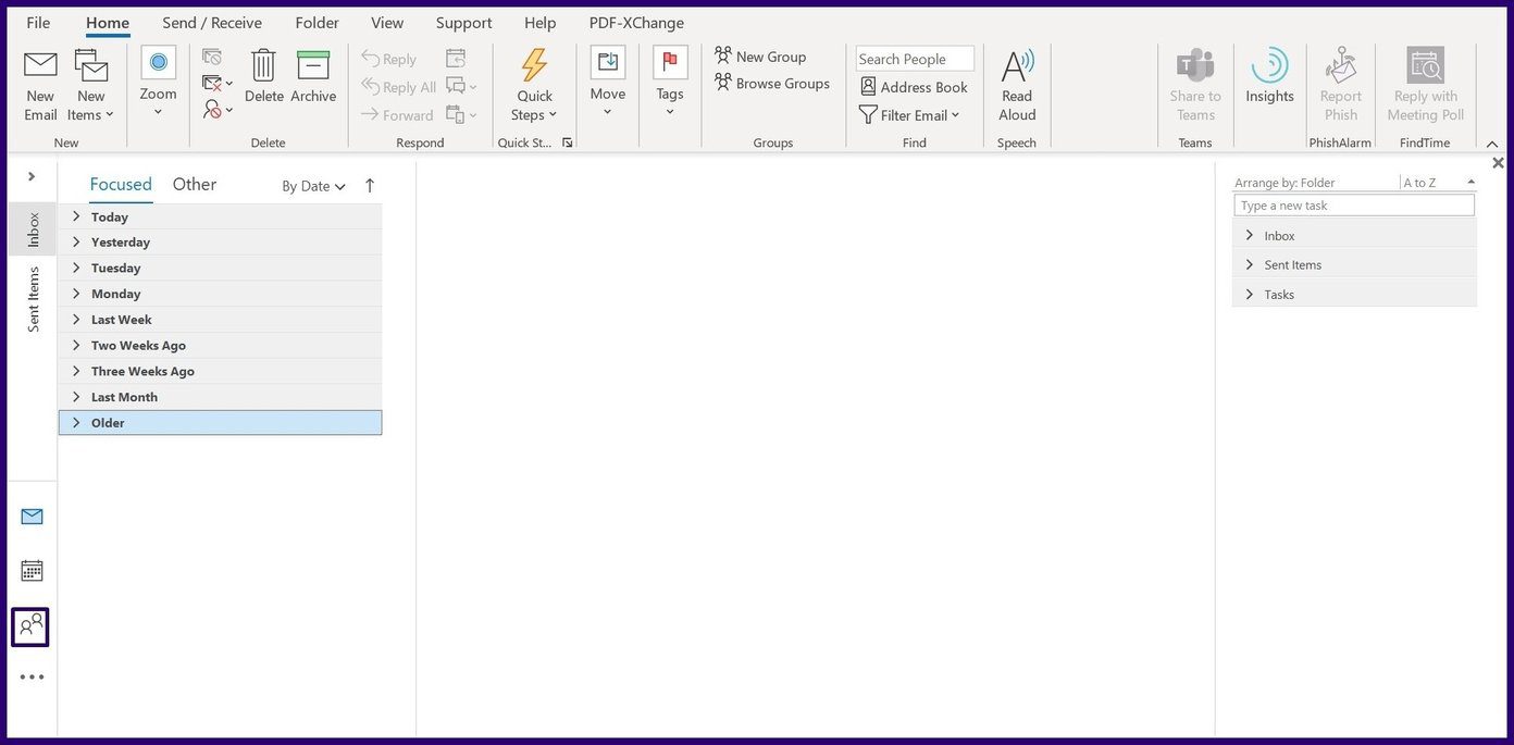 How to create and use business cards on outlook step 2