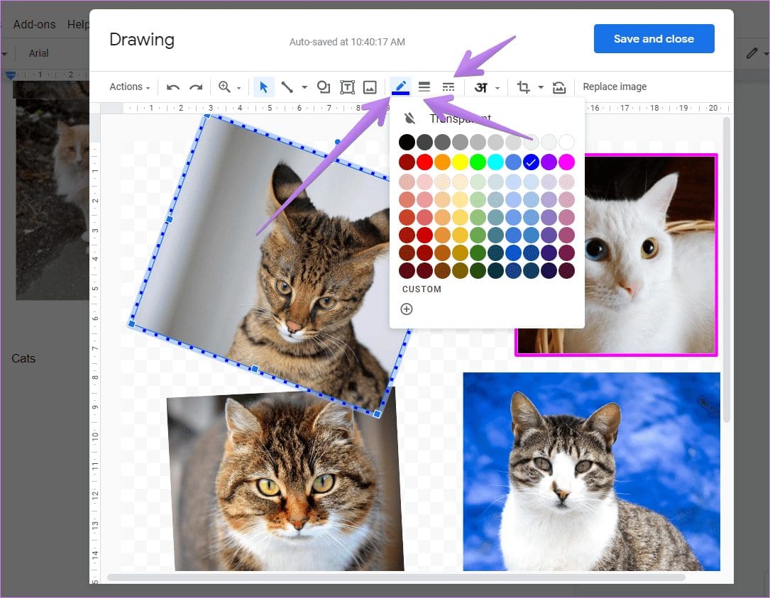 How to create collage in google docs 9