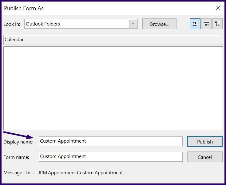 How to create custom forms in microsoft outlook step 25