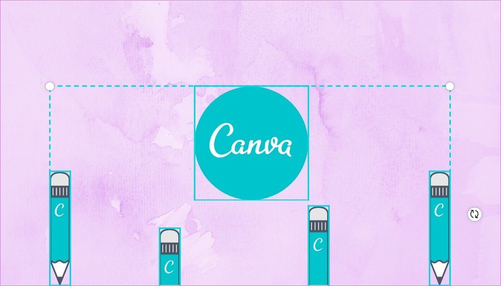 How to group elements in canva fr