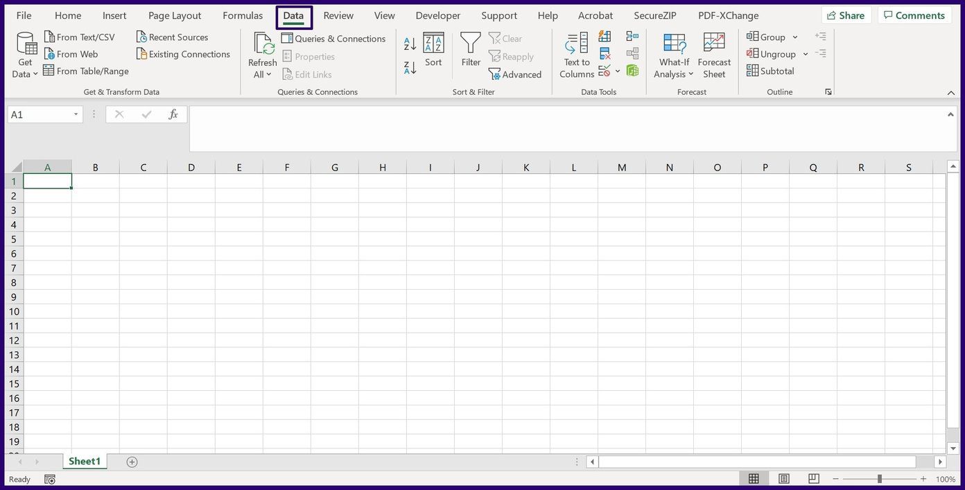 How to import data from the web into excel step 2