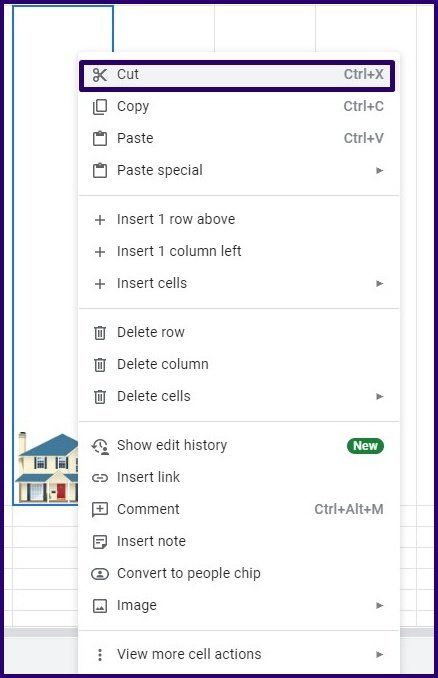 How to insert images in a google sheets cell step 17
