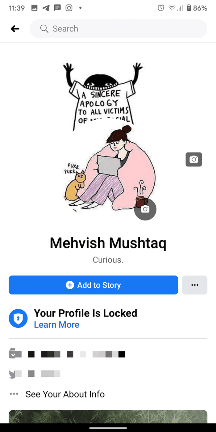 How to lock facebook profile 12