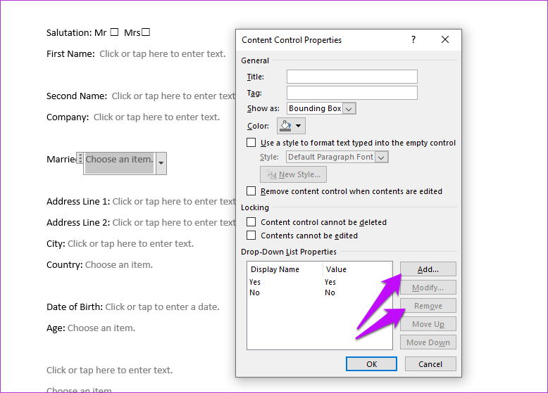 How To Make A Fillable Form In Microsoft Word 12 3