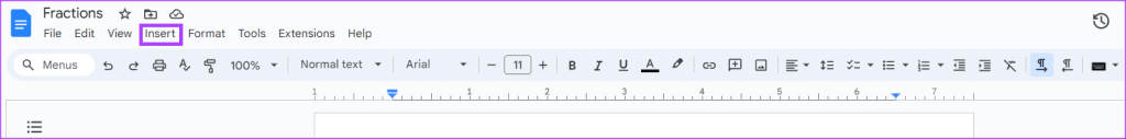 how to make fractions in google docs 14
