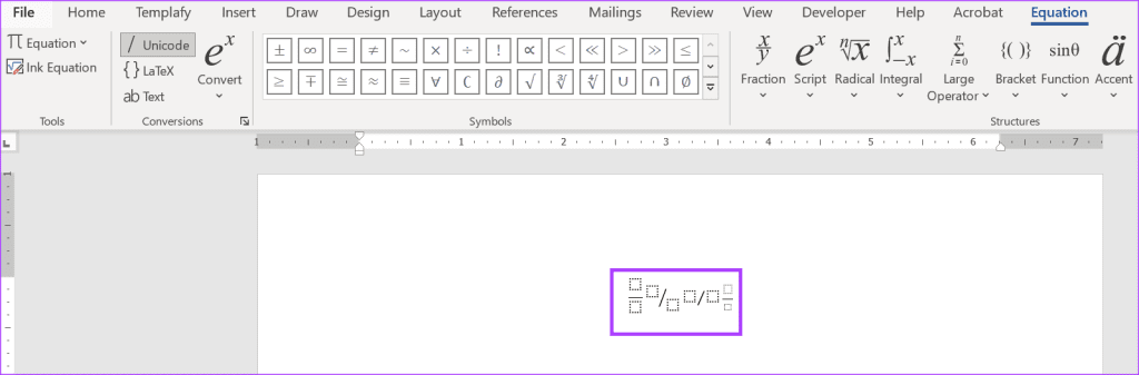 how to make fractions in microsoft word 14