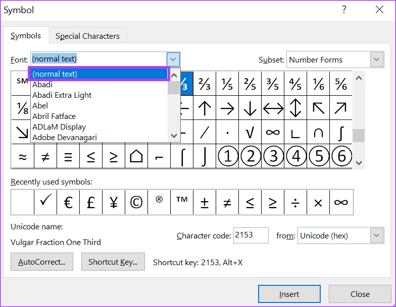 how to make fractions in microsoft word 7