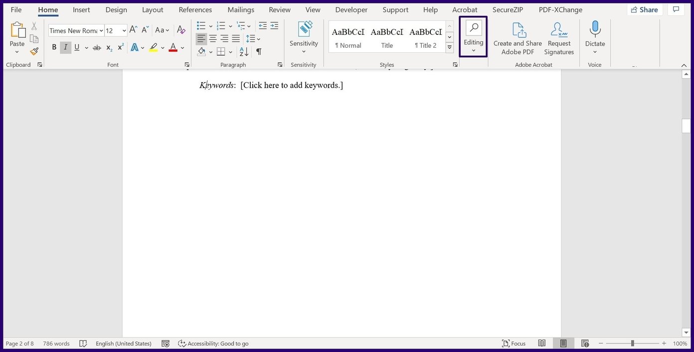 How to make use of find and replace on Microsoft Word step 8