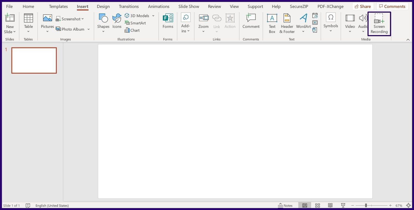 How to record video in microsoft powerpoint step 3