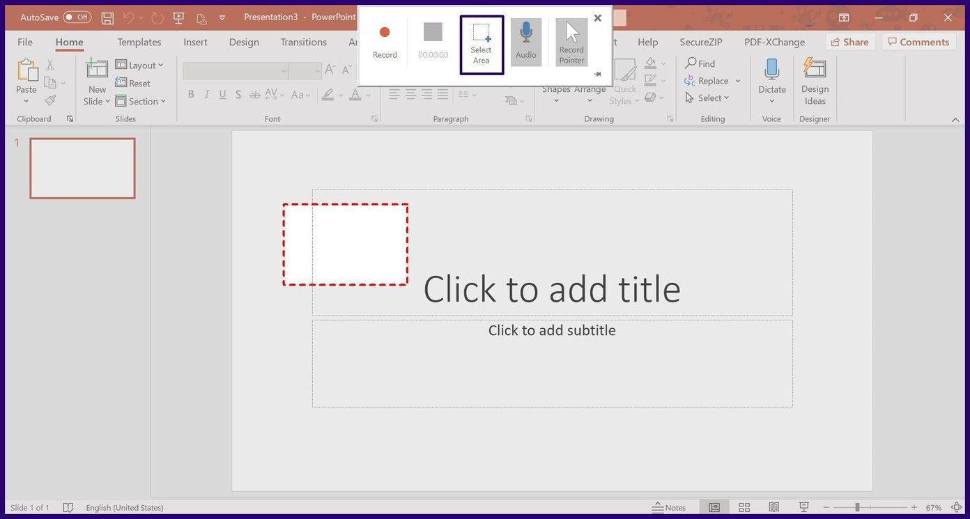 How to record video in microsoft powerpoint step 4