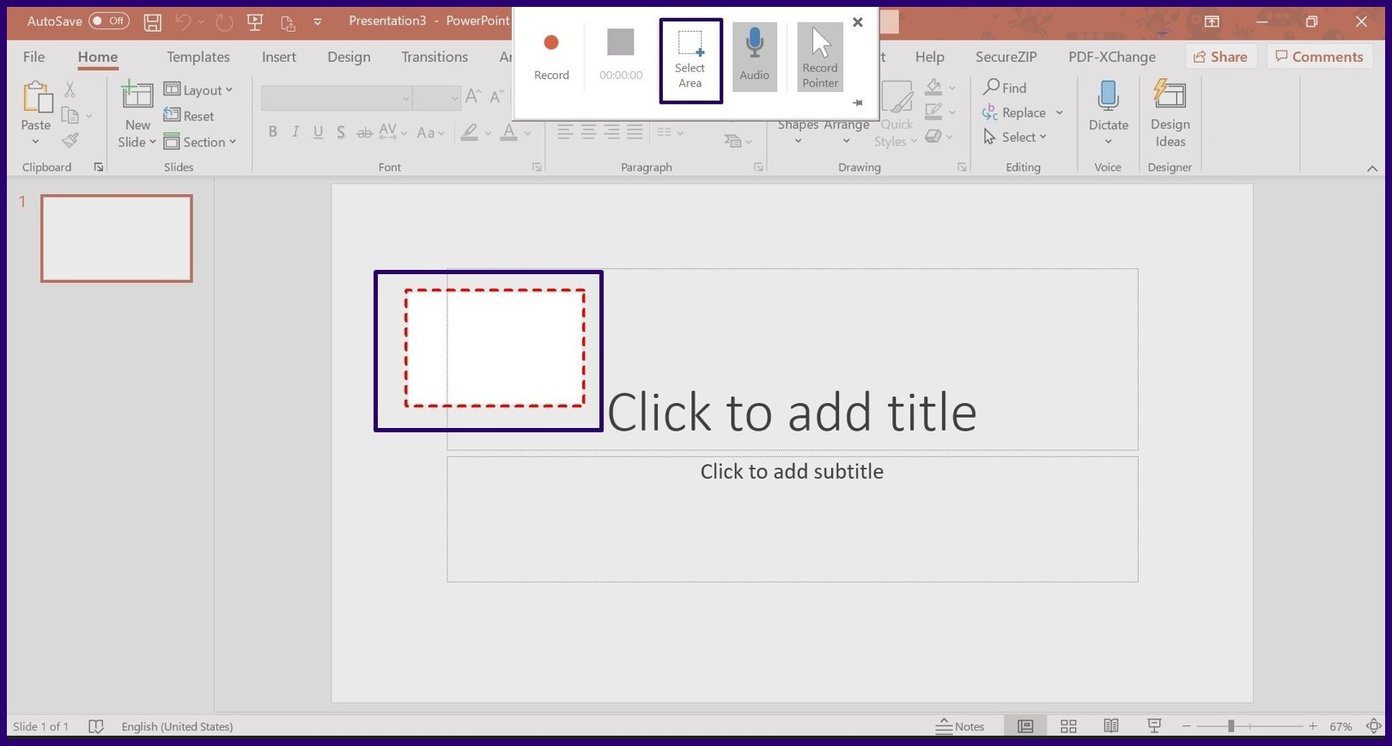 How to record video in microsoft powerpoint step 5