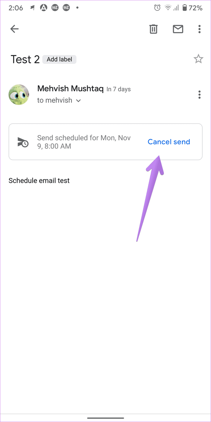 How to schedule email in gmail app and desktop 13