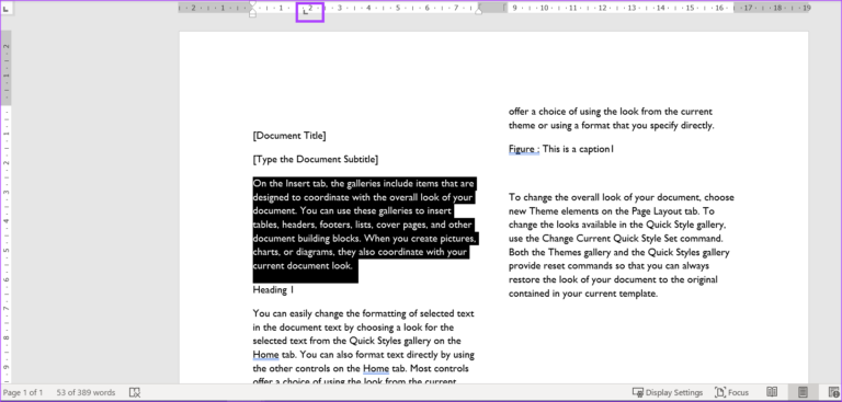 Word Document Ruler Settings How to the Use the Ruler in Microsoft Word - Guiding Tech