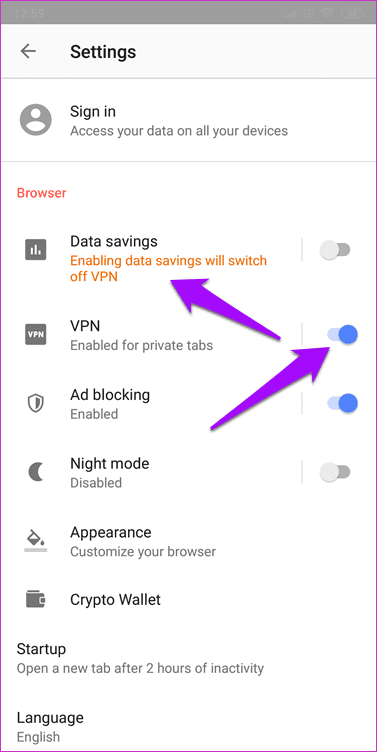 How To Use Vpn In Opera Android 3