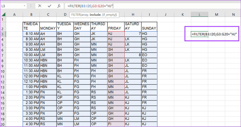 how to use filter sort data function in excel 4