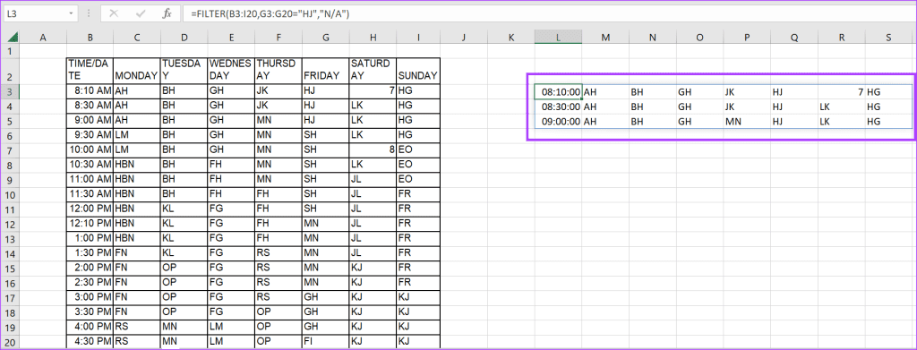 how to use filter sort data function in excel 6
