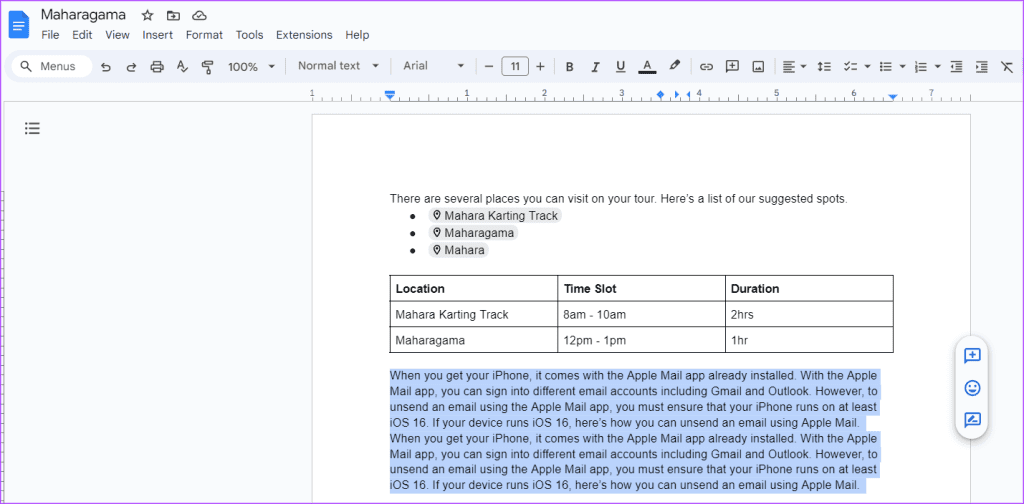 how to use indents tab stops in google docs 5