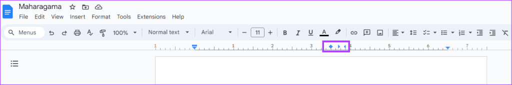 how to use indents tab stops in google docs 7