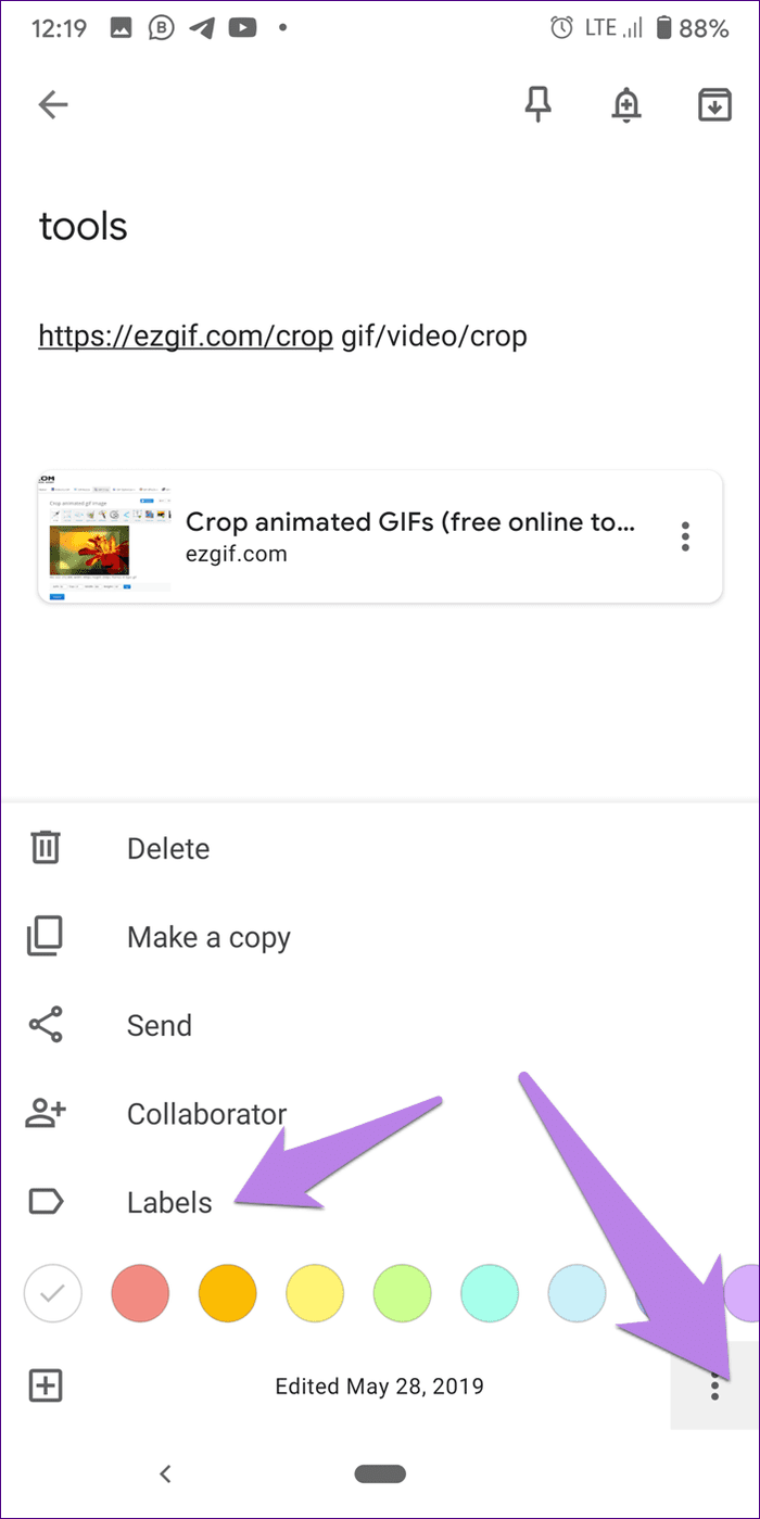 How to use labels in google keep 11