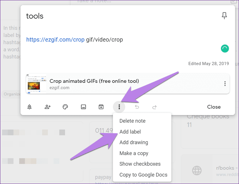 How to use labels in google keep 9