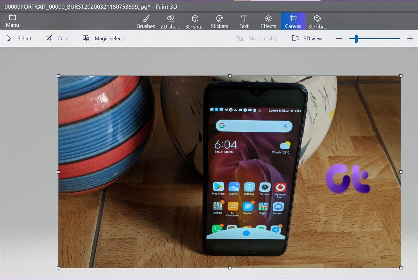 How to use paint 3d to edit photos 4
