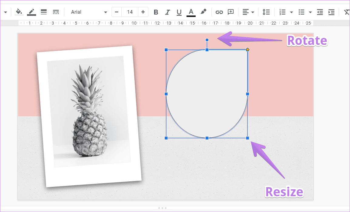 How to use shapes in google slides 3