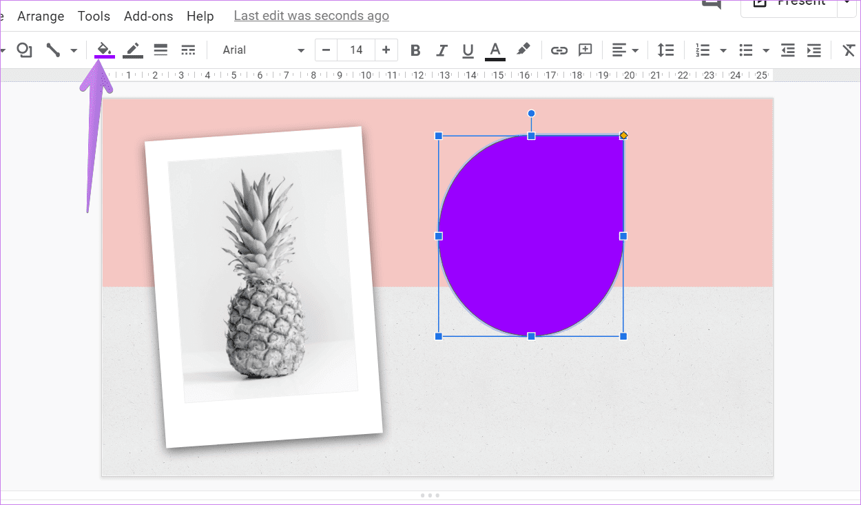 How to use shapes in google slides 5