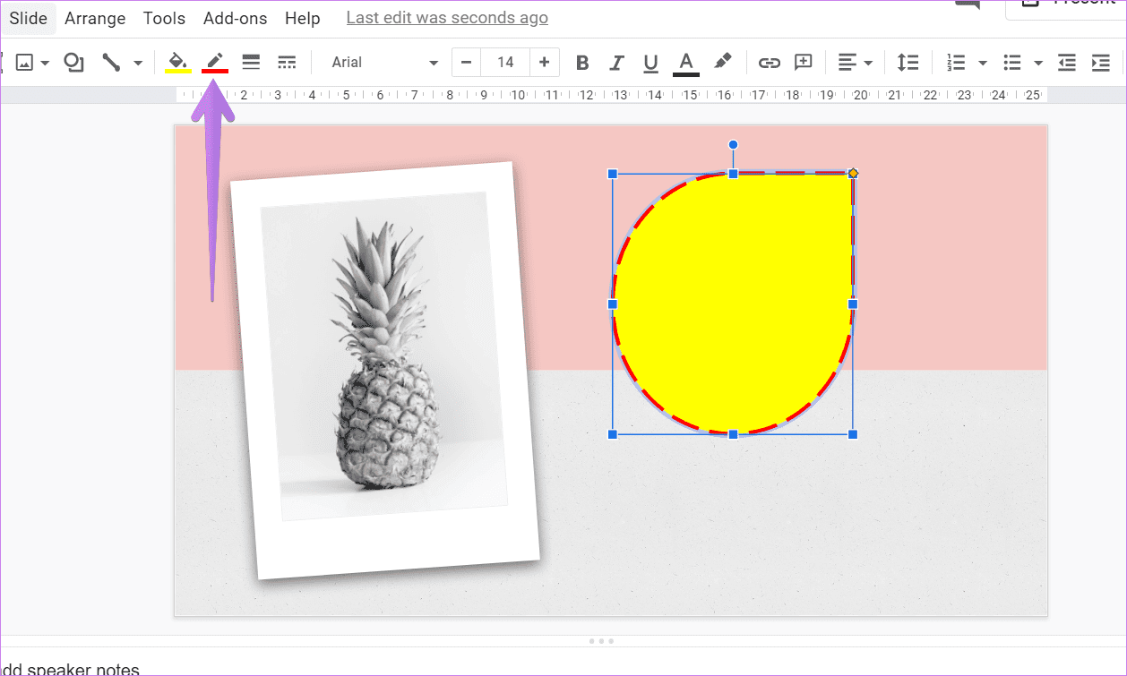 How to use shapes in google slides 7
