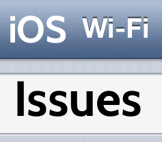 I Os Wi Fi Issues