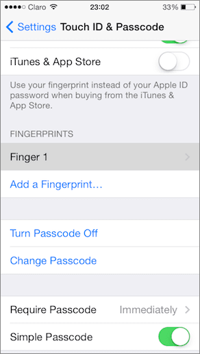 I Phone 5 S Touch Id Which Finger