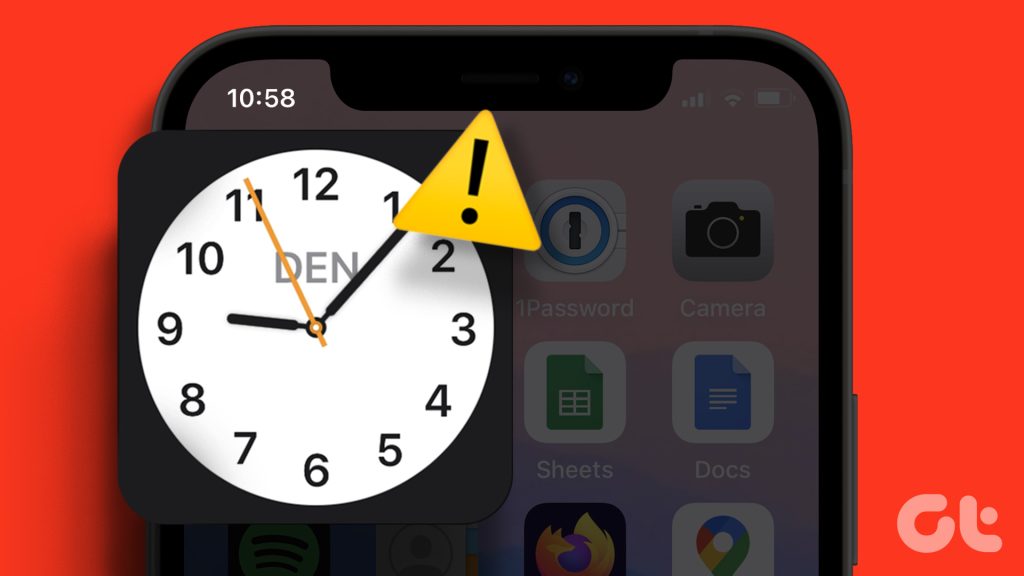 iPhone Clock Widget Showing Wrong Time Fix