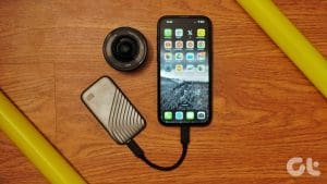 using external drive with iPhone