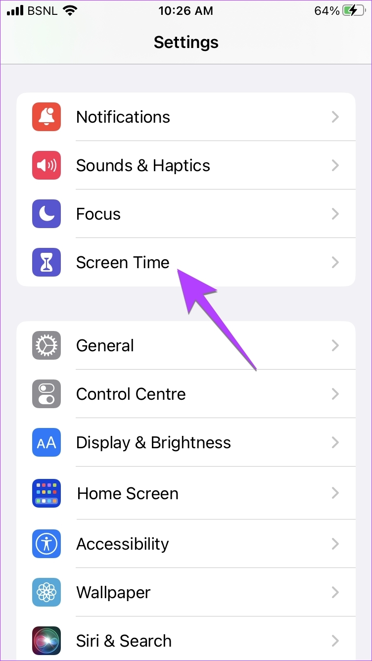 iPhone Screen Usage Time