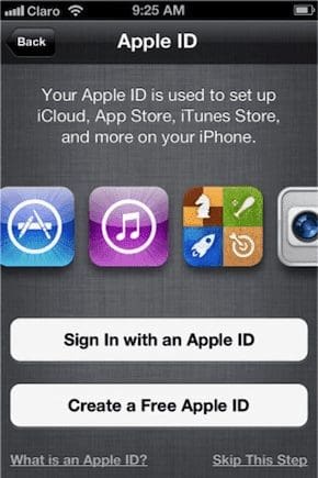 I Phone Enter Apple Id