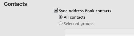 I Tunes Contacts Sync