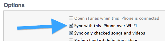 I Tunes Sync With Wi Fi