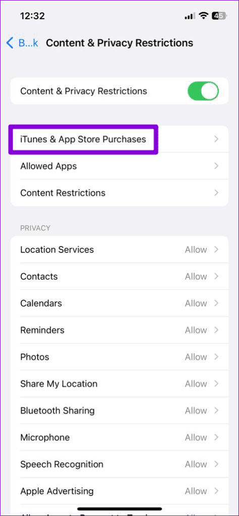 iTunes and App Store Purchases on iPhone