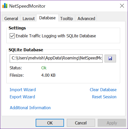 Go to Database and select Export Wizard