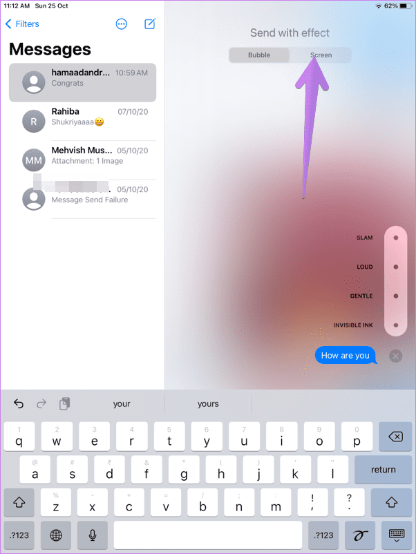 Imessage tips tricks like pew pew special effects 2