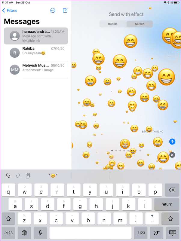 Imessage tips tricks like pew pew special effects 8