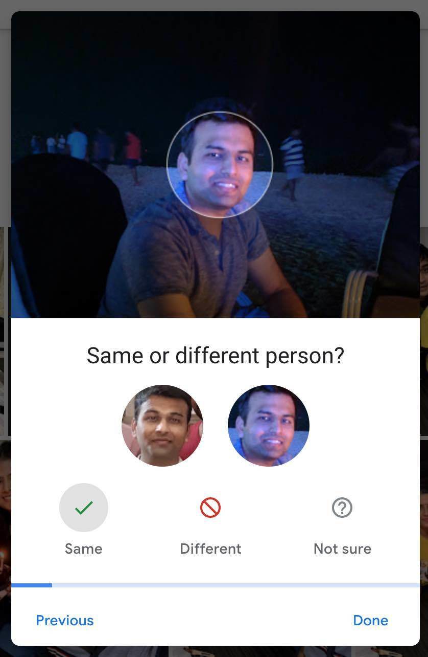 Improve google photos face recognition