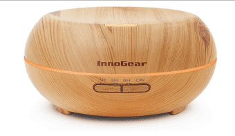 InnoGear Wood Grain Ultrasonic Essential Oil Diffuser