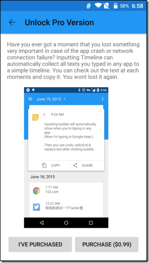 Inputting For Android 9