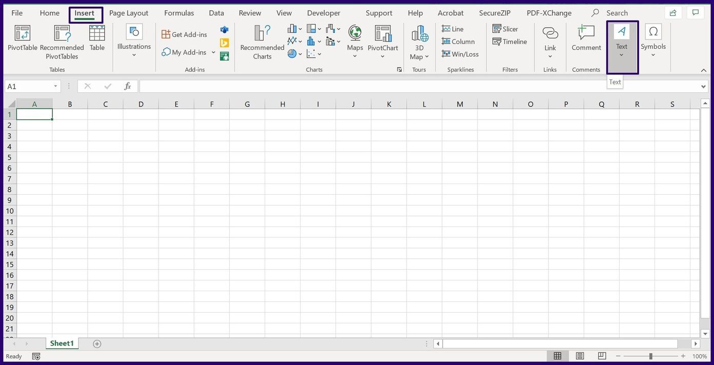 Insert headers and footers in excel step 3