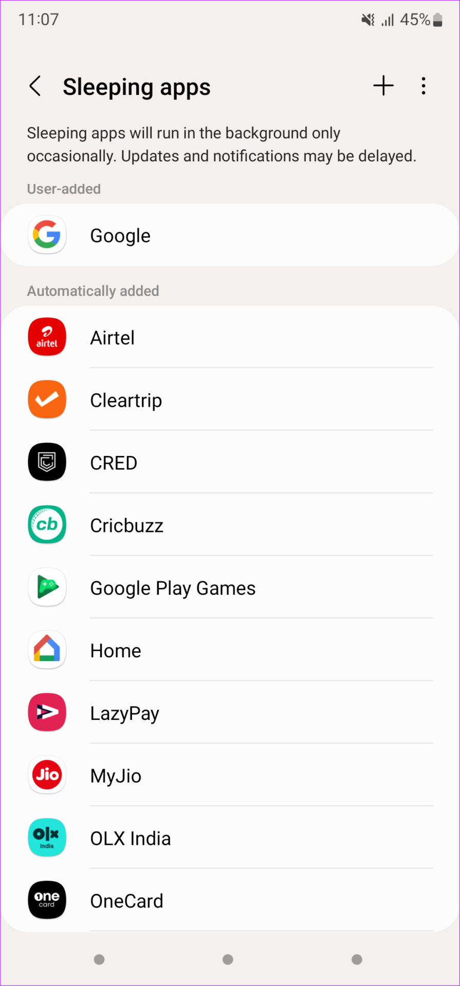list of sleeping apps
