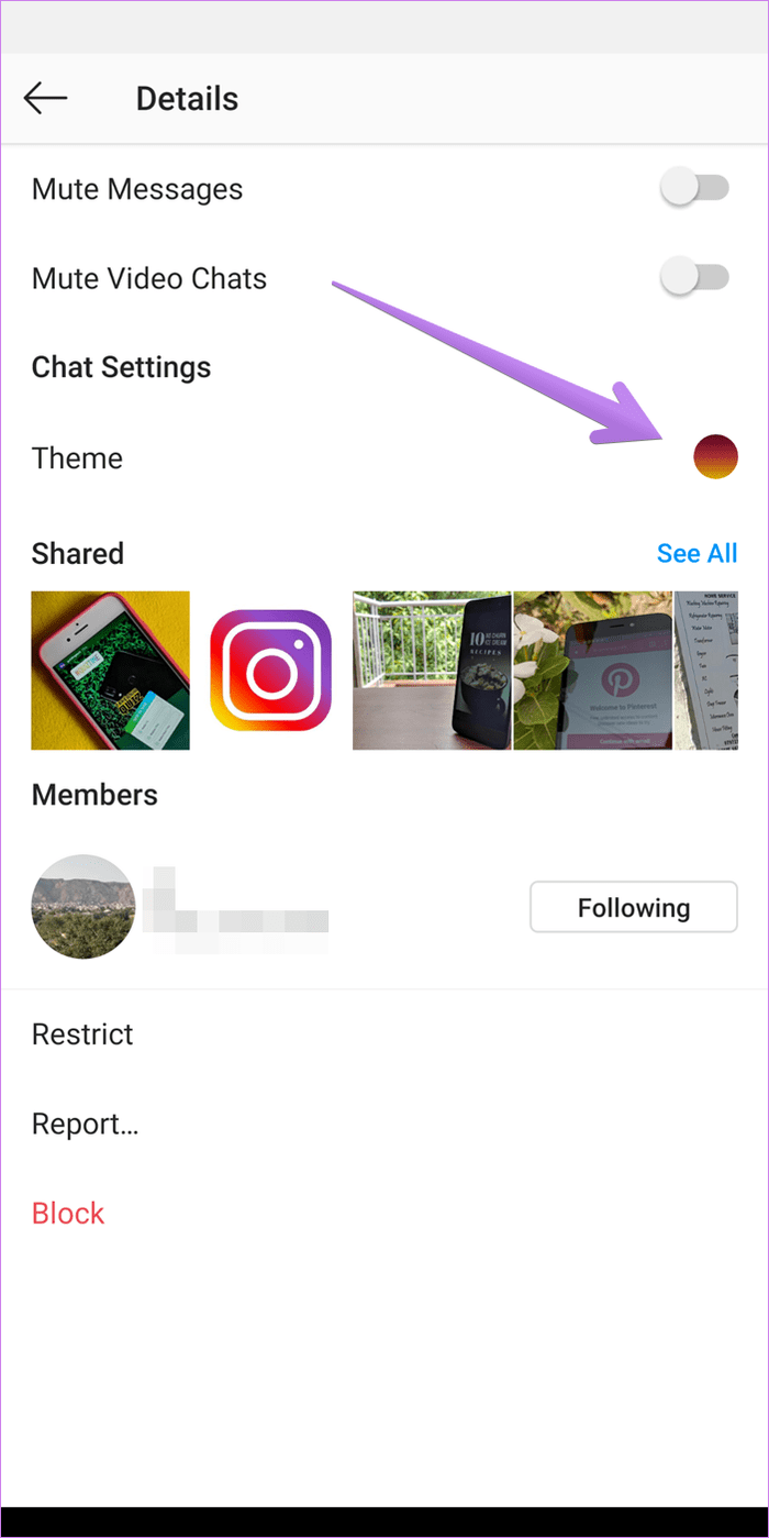 Instagram chat themes not working android iphone 9